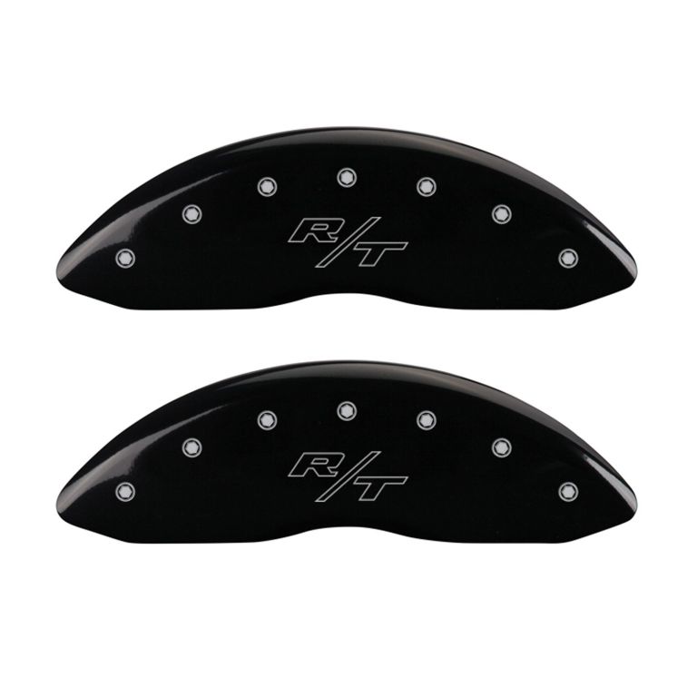 Marshall Genuine Products 12197SRTRBK Black Engraved Front and Rear Caliper Covers For Dodge Durango- Set of 4