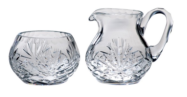 Crystal Sugar & Creamer Set