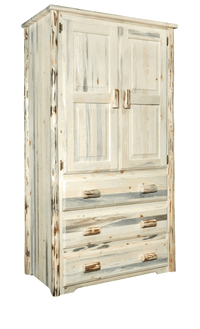 Picture of Montana Woodworks MWARNV Armoire & Wardrobe- Clear Lacquer Finish