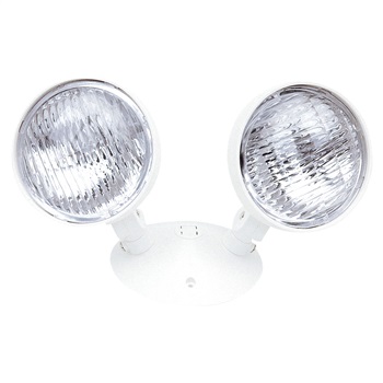 Nora Lighting  Emergency Double Head Remote- White