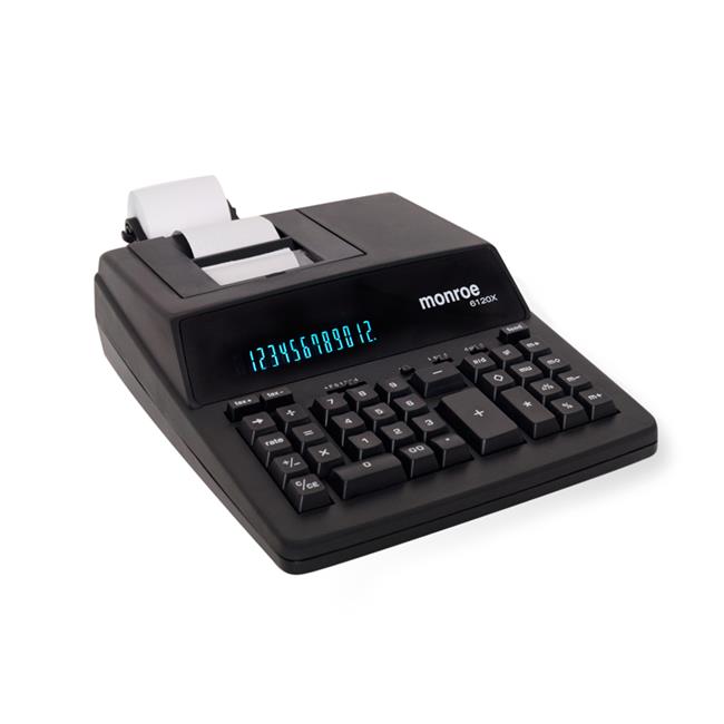 Monroe 6120X Black Heavy Duty Print - Display Calculator - Picture 1 of 1