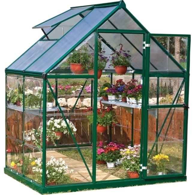 Palram - Canopia HG5504G Hybrid Greenhouse - 6 x 4 ft. - Green