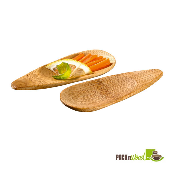 209BBPATTAYA Bamboo Mini Dish & Tasting Spoon