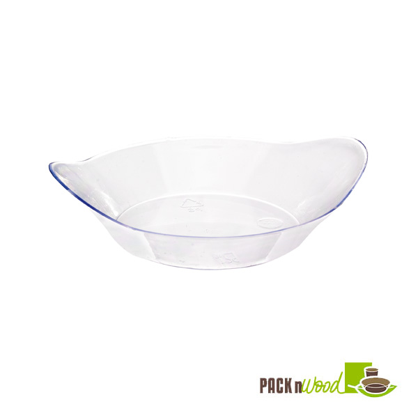 209MBINDA1 2 oz. Oval Transparent Green Dish