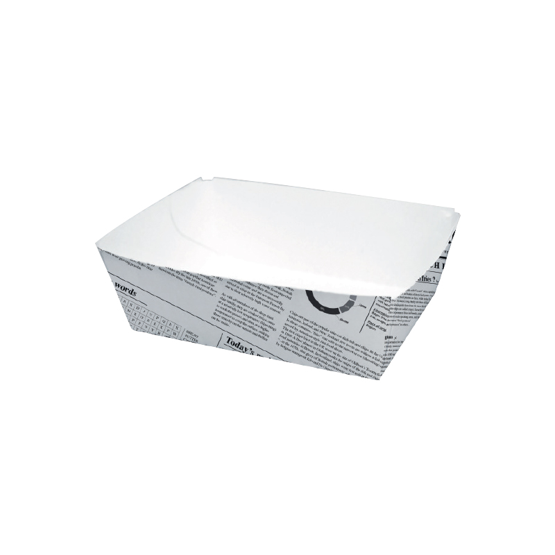 14.9 oz. Sturdy Newspaper Printed Basket