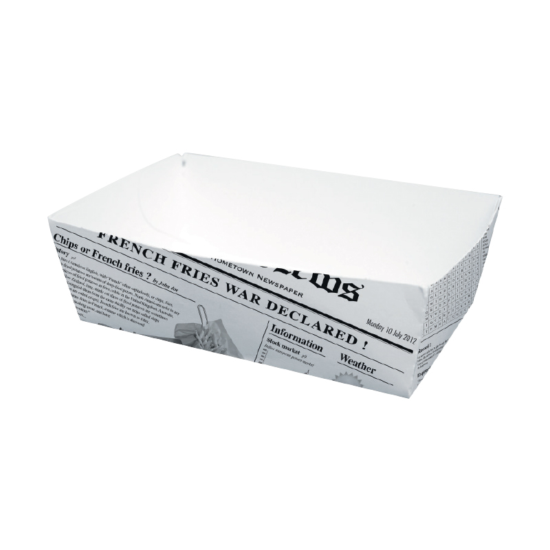 210BCNEWS850 28.7 oz. Sturdy Newspaper Printed Basket