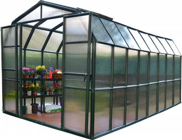 Picture of Palram - Canopia HG7216 Grand Gardener 2 Greenhouse - 8 x 16 ft. - Twin Wall