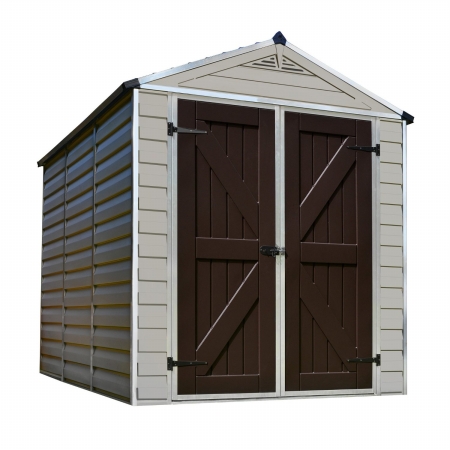 - Canopia HG9608T SkyLight 6 ft.  x 8 ft.  Shed - Tan -  Palram, 703389