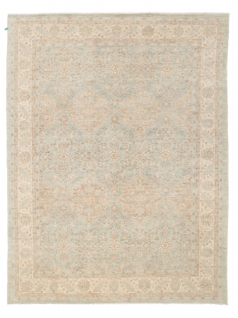 Home Denver Hand-Knotted Grey Wool Area Rug- - 9 ft. 0 in. X 12 ft. 0 in.