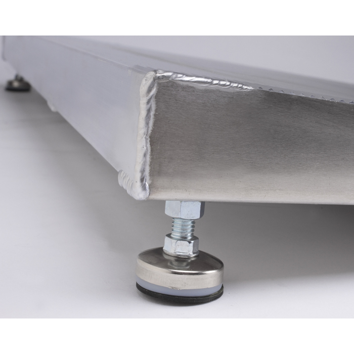 Prairie View Industries 48 in x 36 in Adjustable Threshold Wheelchair Ramp 800 lb. Weight Capacity 4.5 in - 6 in Rise