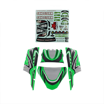 Picture of Redcat Racing 20193 Lexan Body Panels&#44; Green