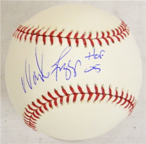 BOGBSB100 Wade Boggs Signed Rawlings Official MLB Baseball With HOF 05