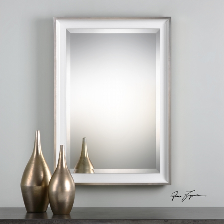 Picture of 212 Main 09081 Lahvahn White Silver Mirror