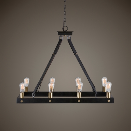 Picture of 212 Main 21279 Marlow 8 Light Rectangle Chandelier