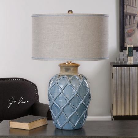 Picture of 212 Main 27139-1 Parterre Pale Blue Table Lamp