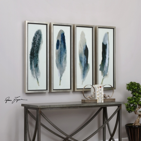 Picture of 212 Main 41554 Feathered Beauty Prints Framed Graphic Art Set