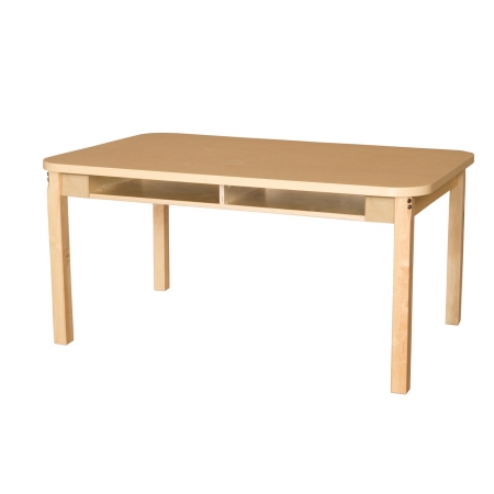 Picture of Wood Designs HPL3648DSK22C6 22 in. Mobile Four Seater High Pressure Laminate Desk With Hardwood Legs