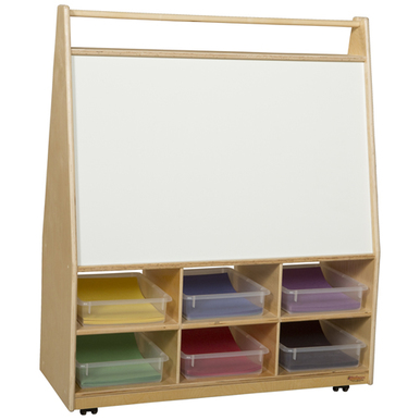 Picture of Wood Designs 990321CT Book Display With Translucent Trays