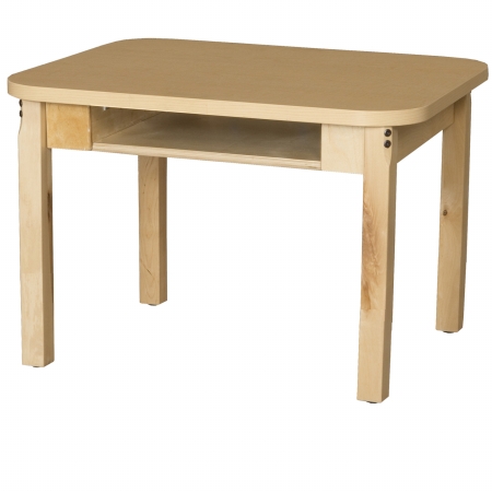29 in. Classroom High Pressure Laminate Desk With Hardwood Legs