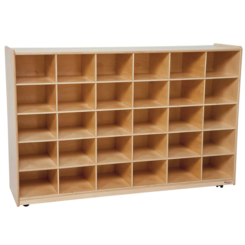 Picture of Contender C16039LGF-C5 Mobile 30 Tray Storage With Lime Green Trays - Casters Assembled