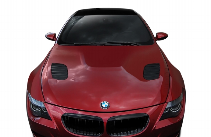 s 109677 2004-2010 BMW 6 Series M6 E63 E64 AF-1 Hood - GFK