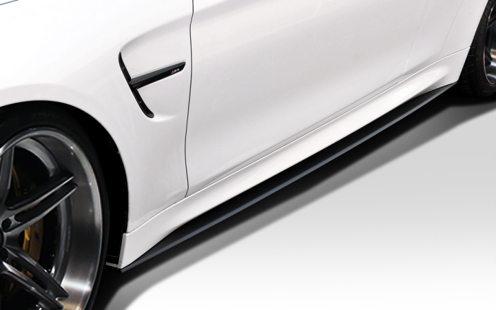 2014-2015 BMW M4 F82 & 4 Series a Duraflex M Performance Look Side Skirt Splitters