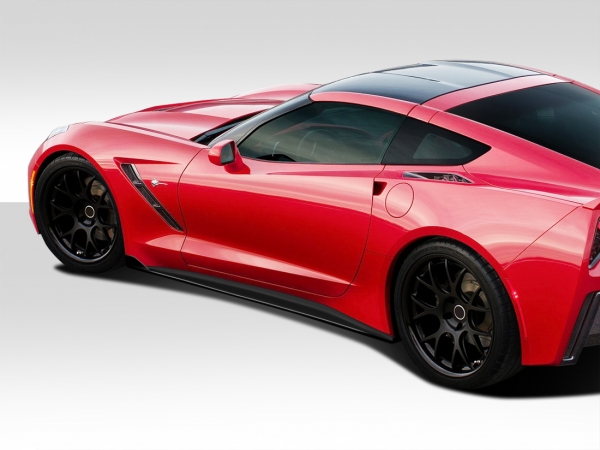 2014-2015 Chevrolet Corvette C7 Duraflex GT Concept Side Splitters