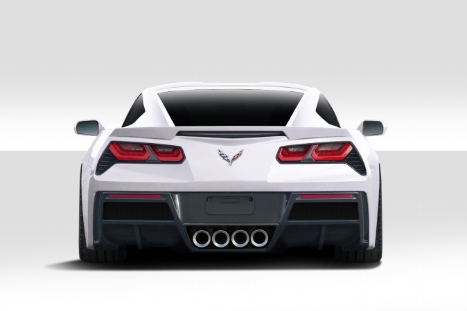 s 2014-2015 Chevrolet Corvette C7 Duraflex Gran Veloce Rear Diffuser
