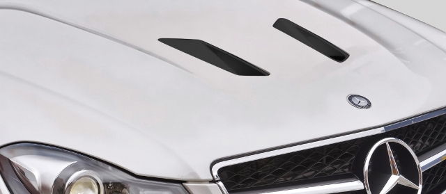 Universal Duraflex Black Series Look Hood Ducts Scoops Vents