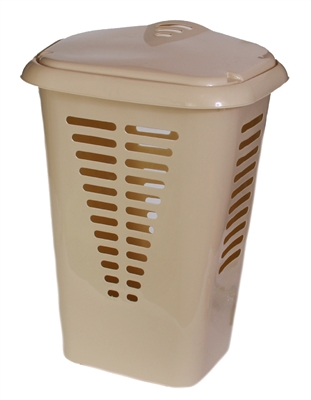 Picture of Ybm Home 8060 Plastic Perforated Rectangular Lift Top Sorting Laundry Hamper with Lid