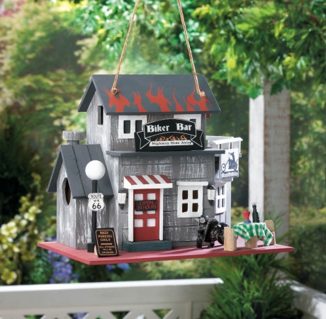 Picture of Zingz & Thingz 57071967 Biker Bar Birdhouse