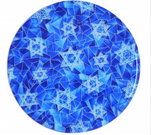 Picture of Andreas JO-244 Jewish Star Blue Jar Opener- Pack of 3