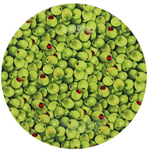 Picture of Andreas TRT-155 10 in. Olives Round Trivet- Pack of 3