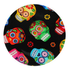 Picture of Andreas TRT-135 10 in. Sugar Skulls Round Trivet- Pack of 3