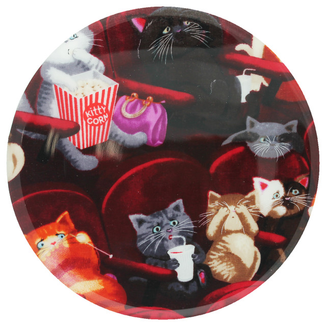 Picture of Andreas TRT-259 10 in. Theater Cat Round Trivet- Pack of 3