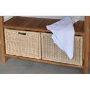 Picture of Anderson Teak WIC-4720 Wicker Basket For Towel Console