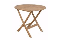 Picture of Anderson Teak TBF-8128R Chester 32 in. Round Folding Picnic Table
