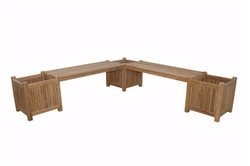 Picture of Anderson Teak BH-7121PL Planter Bench