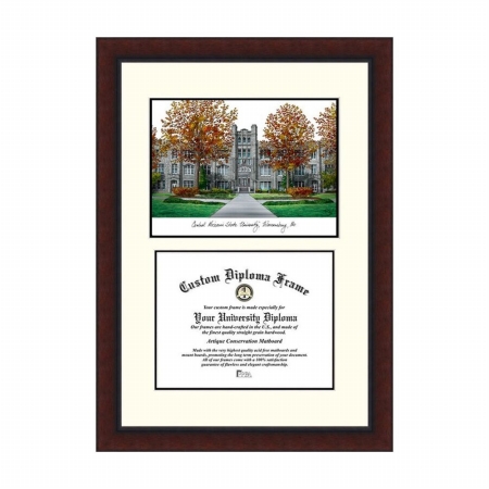 Campusimages MO995LV University Central Missouri Legacy Scholar Diploma Frame