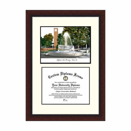 Campusimages  Cal State Fresno Legacy Scholar Diploma Frame