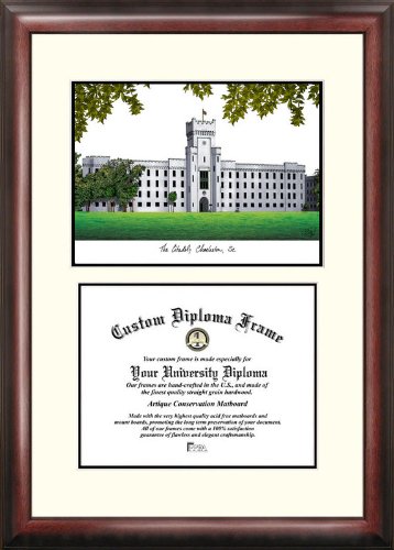 Campusimages SC993LV The Citadel Legacy Scholar Diploma Frame