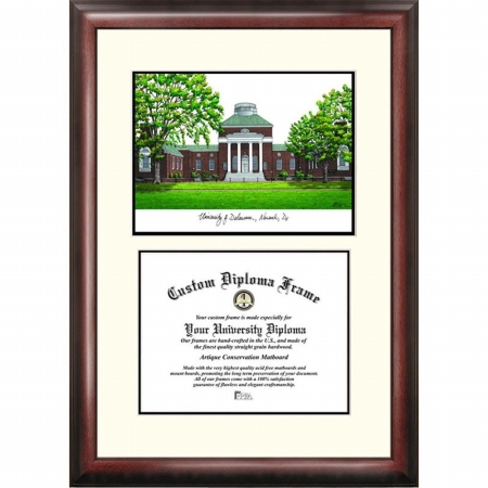 Campusimages  University of Delaware Legacy Scholar Diploma Frame