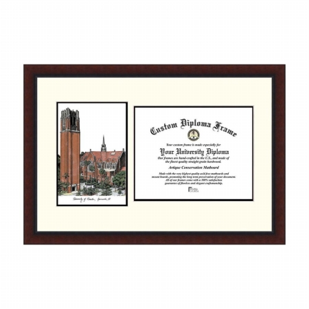 Campusimages FL996LV University of Florida The Tower Legacy Scholar Diploma Frame
