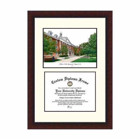Campusimages IL966LV Illinois State Legacy Scholar Diploma Frame