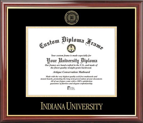 Campusimages Indiana University Bloomington Executive Diploma Frame