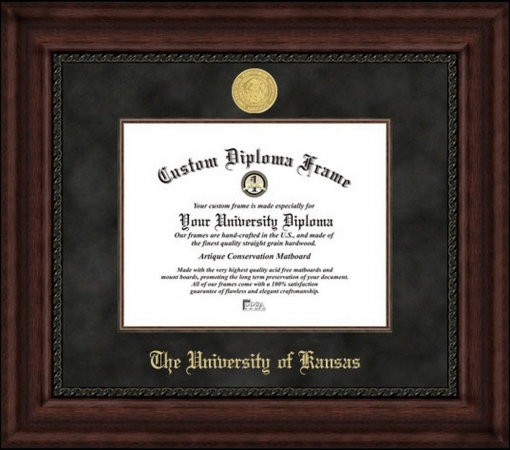 Campusimages  University of Kansas Executive Diploma Frame