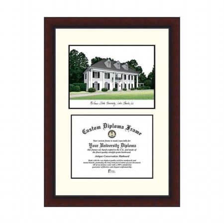 Campusimages LA996LV McNeese State University Legacy Scholar Diploma Frame