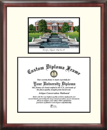 Campusimages  University of Maryland Legacy Scholar Diploma Frame