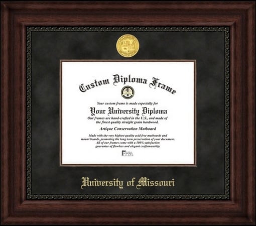 Campusimages MO999EXM University of Missouri Executive Diploma Frame