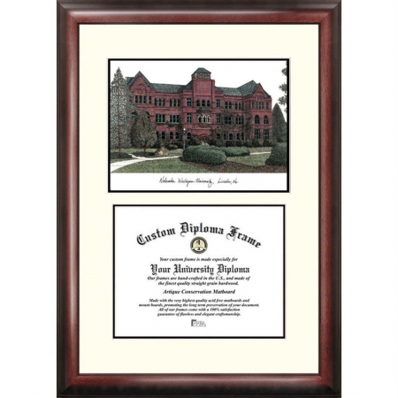 Campusimages NE998LV Nebraska Wesleyan University Legacy Scholar Diploma Frame